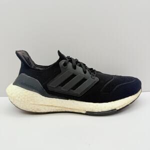 Adidas UltraBoost 22 Mens Size 8.5 Black Comfort Lace-Up Running Shoes GX5591